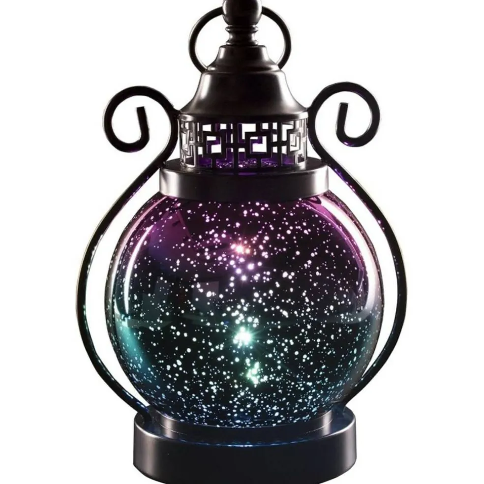 Moroccan Color Changing Gothic Halloween Hanging Lantern