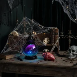 Moroccan Color Changing Gothic Halloween Hanging Lantern