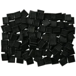 Mosaic Mercantile Venetian Tiles - Black, 3/4", 16 oz