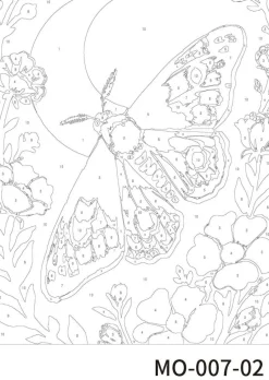 Moths Paint Marker-by-Number Kit by Artist's Loft®