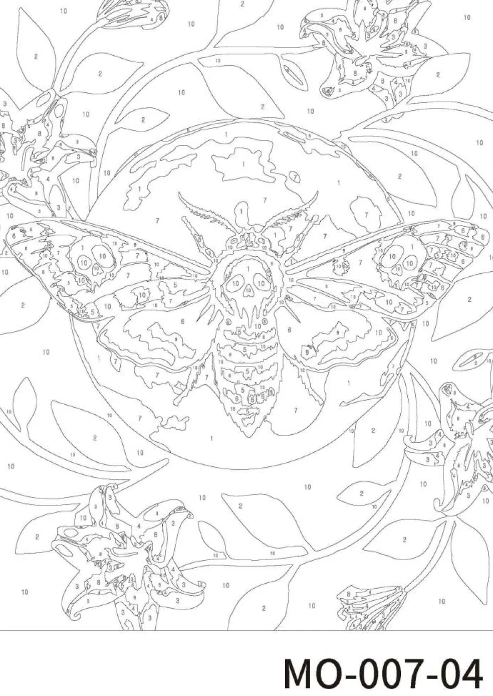 Moths Paint Marker-by-Number Kit by Artist's Loft®