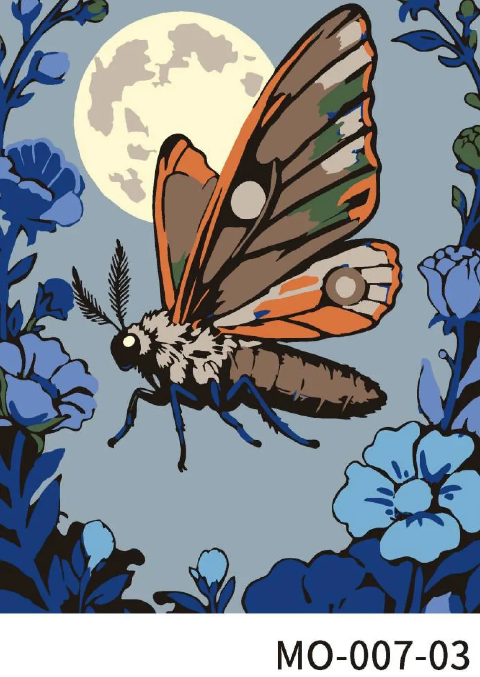 Moths Paint Marker-by-Number Kit by Artist's Loft®