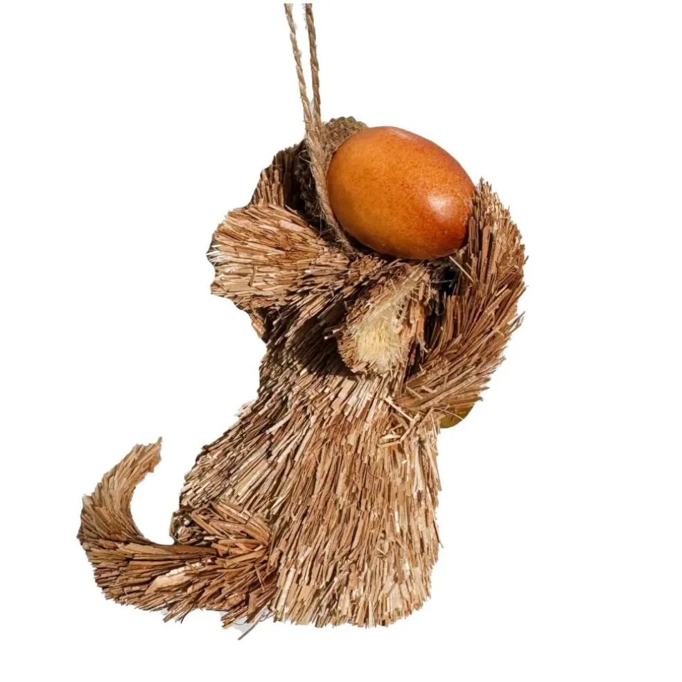 4" Mouse Holding Acorn Decorative Natural Ornament by Ashland®