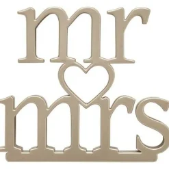 Mr. and Mrs. Wedding Ornament Topper for Cake