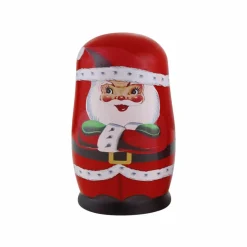 Mr. Christmas Santa & North Pole Pals Nesting Wood Figures Set