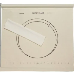 Mrs. Anderson’s Baking Non-Stick Pastry Cloth Frame and Rolling Pin Cover Set, Collapsible with Printed Measurement Guides, 20-Inches x 20-Inches