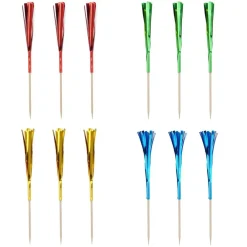 Multicolor Burst Cupcake Toppers, 12ct. by Makery™