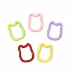 Multicolor Cat Carabiners, 5ct. by Creatologyâ„¢