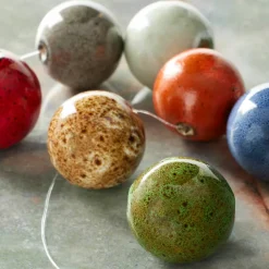 Multicolor Ceramic Round Beads, 24mm by Bead Landing™