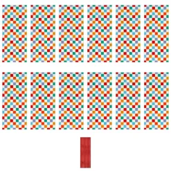 Multicolor Check Treat Bags, 12ct. by Celebrate Itâ„¢