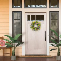30'' Multicolored Eucalyptus Floral Spring Wreath