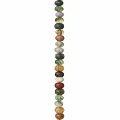 Multicolored Jasper Rondelle Beads, 6mm by Bead Landing™