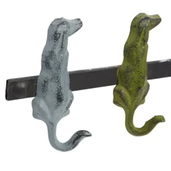 Multi Colored Metal Farmhouse Wall Hook, 5