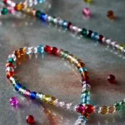 Multicolor Faceted Glass Round Beads, 2.8mm by Bead Landing™