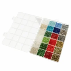 8/0 Multicolor Glass Seed Beads, 10.5oz. by Bead Landing™