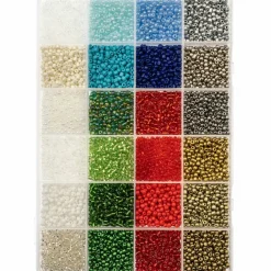 8/0 Multicolor Glass Seed Beads, 10.5oz. by Bead Landing™