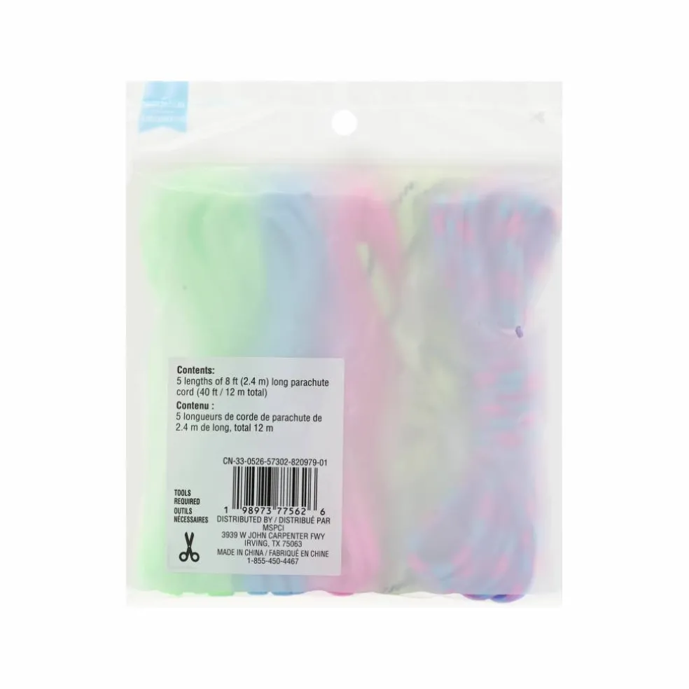 Multicolor Glow-in-the-Dark Paracord, 5ct. by Creatology™