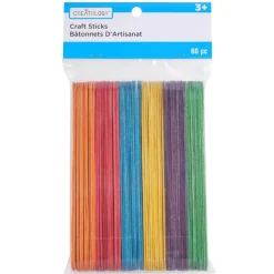 Multicolor Jumbo Wood Craft Sticks by Creatology™
