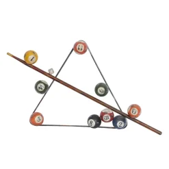 Multicolor Metal Pool Set Wall Accent