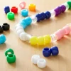 Multicolor Opaque Pony Beads by Creatology™, 6mm x 9mm