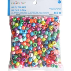 Multicolor Pony Beads by Creatology™, 6mm x 9mm