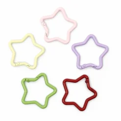 Multicolor Star Carabiners, 5ct. by Creatology™