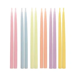 Multicolor Taper Candles, 12ct. by Makery™