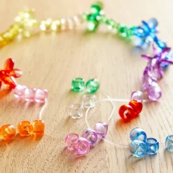 Multicolor Transparent Pony Beads, 9mm by Creatology™