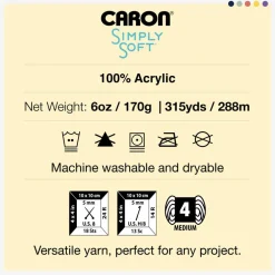 Multipack Caron® Simply Soft® Solid Yarn
