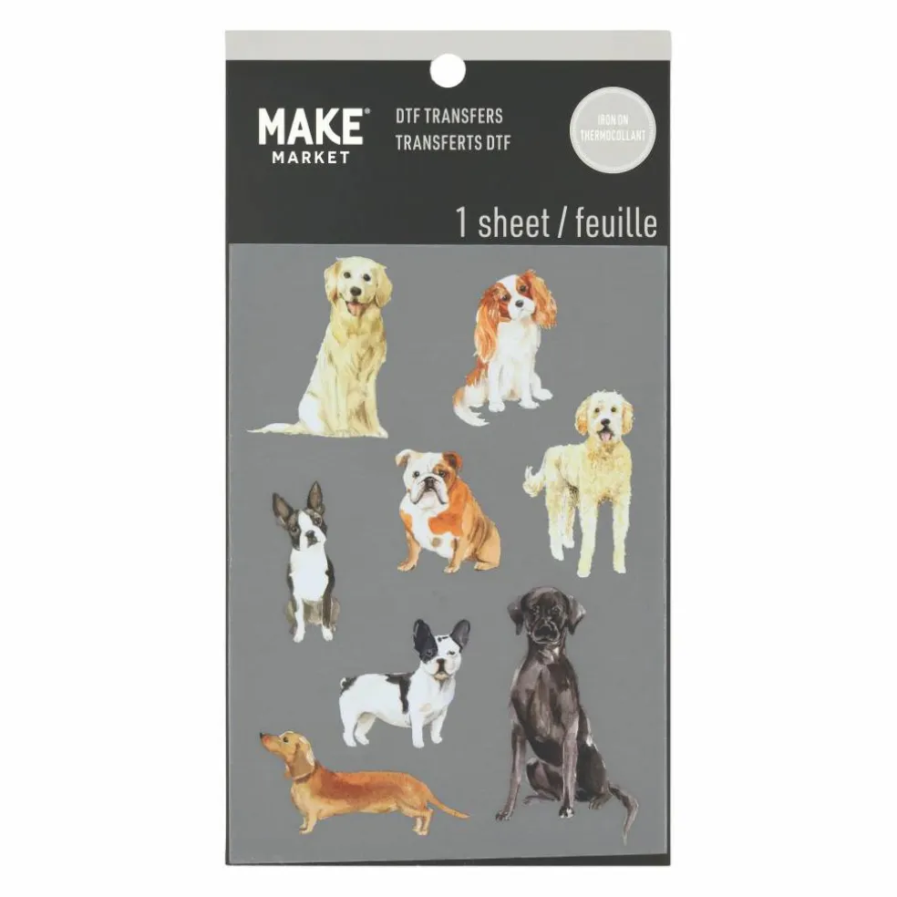 Multiple Dogs Direct to Film Transfer by Make Market®