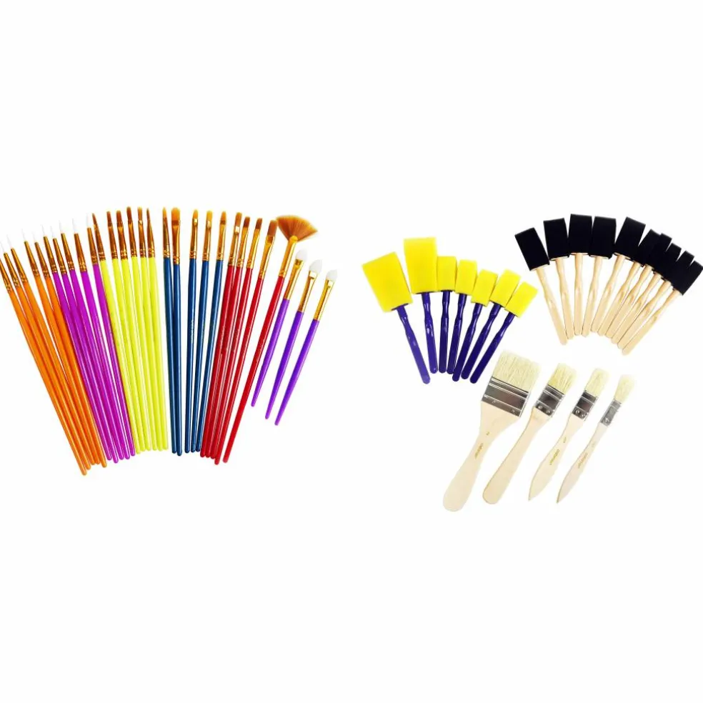 Multi-Purpose 50 Piece Brush Set by Craft Smart®