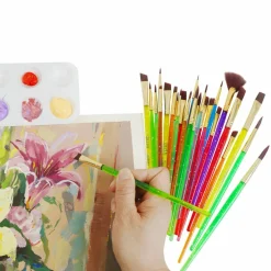 Multi-Purpose 30 Piece Synthetic Brush Set by Craft Smart®