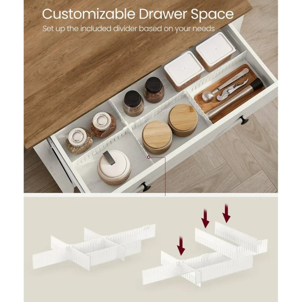 Multi Purpose Storage Sideboard Cabinet with Drawer, Farmhouse Console Cabinet with Adjustable Shelf for Home Organization