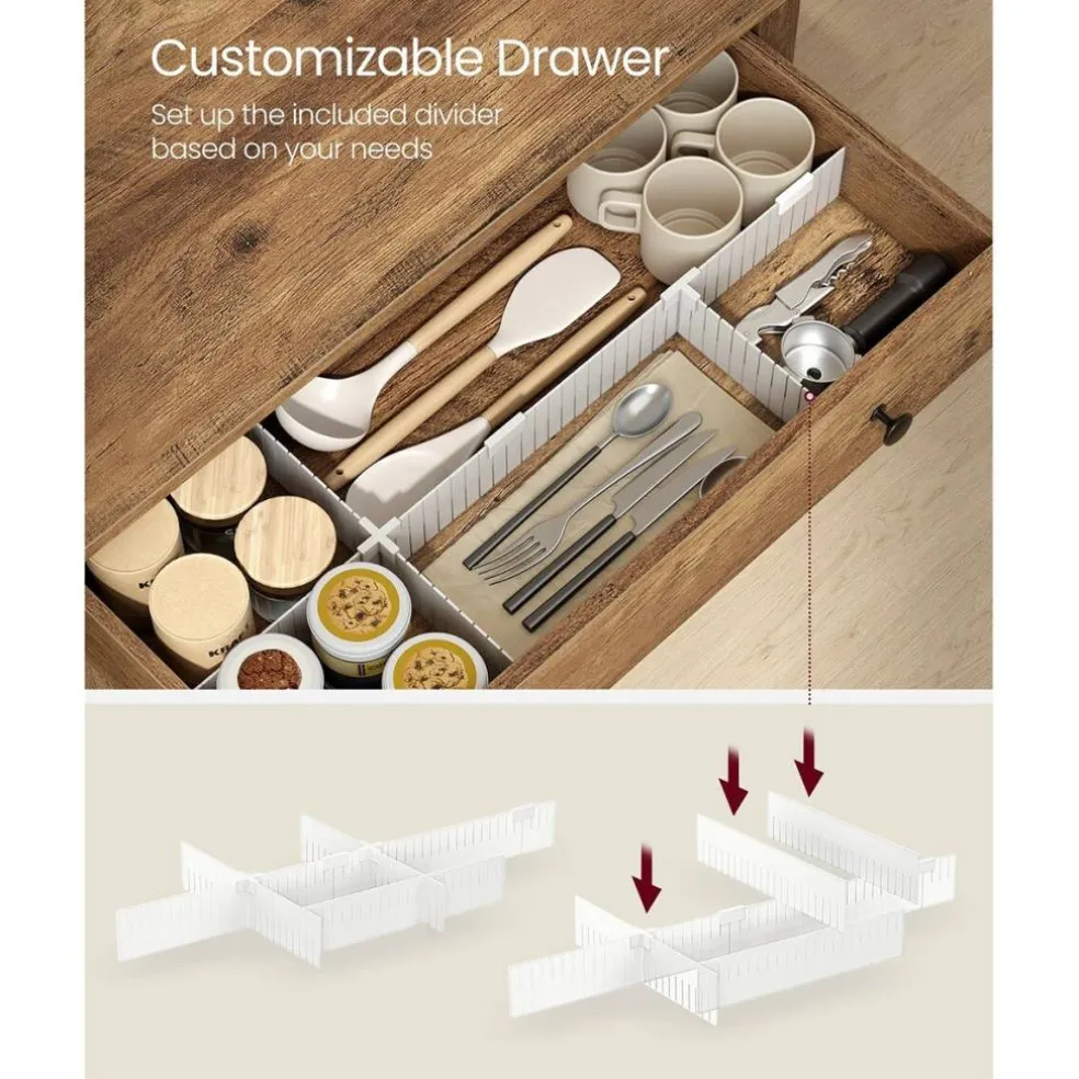 Multi Purpose Storage Sideboard Cabinet with Drawer, Farmhouse Console Cabinet with Adjustable Shelf for Home Organization