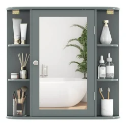 Multipurpose Wall Surface Bathroom Storage Cabinet Mirror