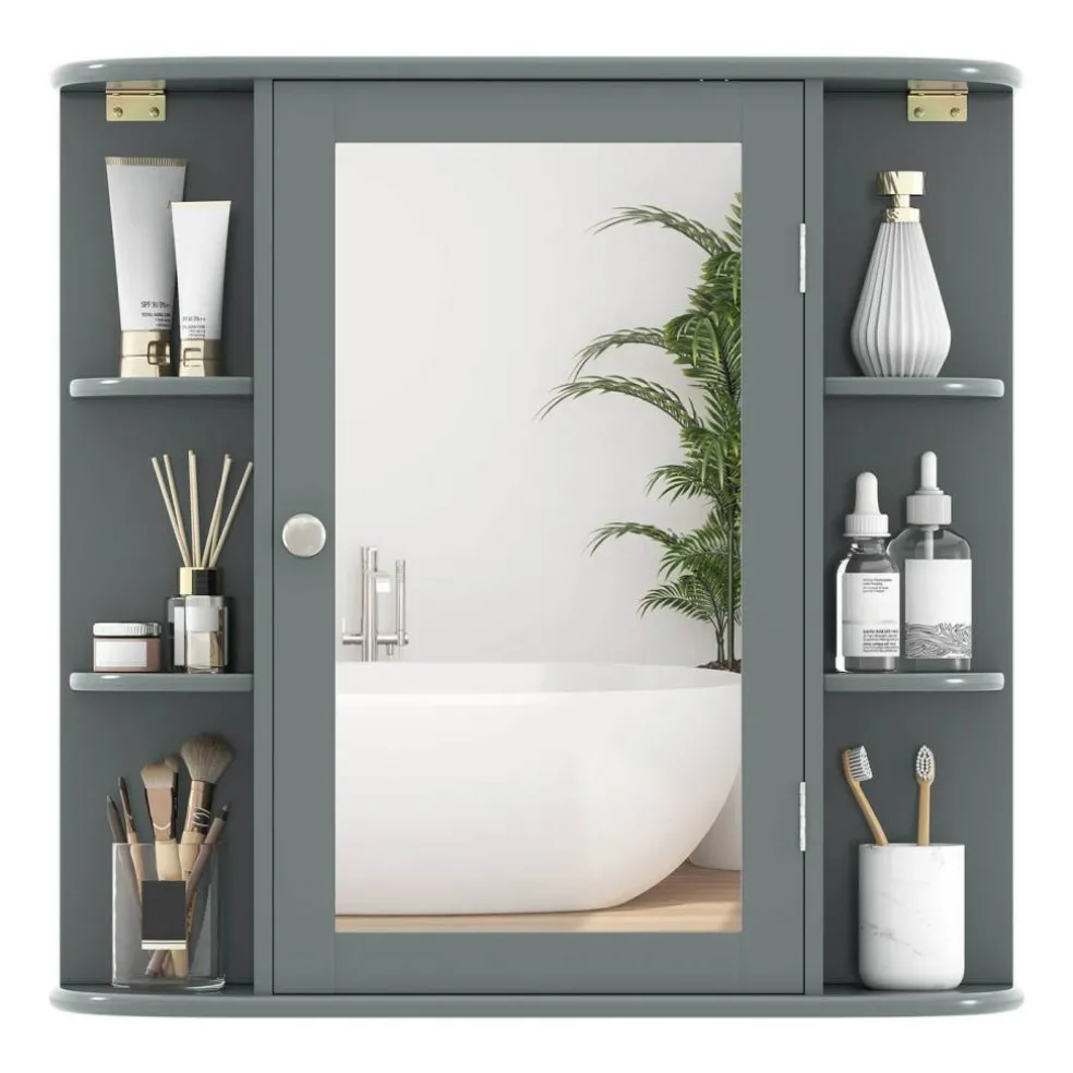 Multipurpose Wall Surface Bathroom Storage Cabinet Mirror