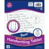 Multi-Sensory Raised Ruled Tablet, Tape-Bound Tablet, 1/2" x 1/4" x 1/4" Ruled Short, 8-1/2" x 11", 40 Sheets