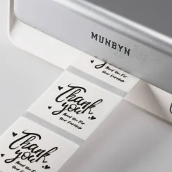 MUNBYN® 2" Transparent Round Thermal Labels, 500ct.