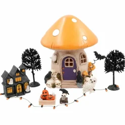 7.25" Mushroom House LED Mini Decoration by Ashland®