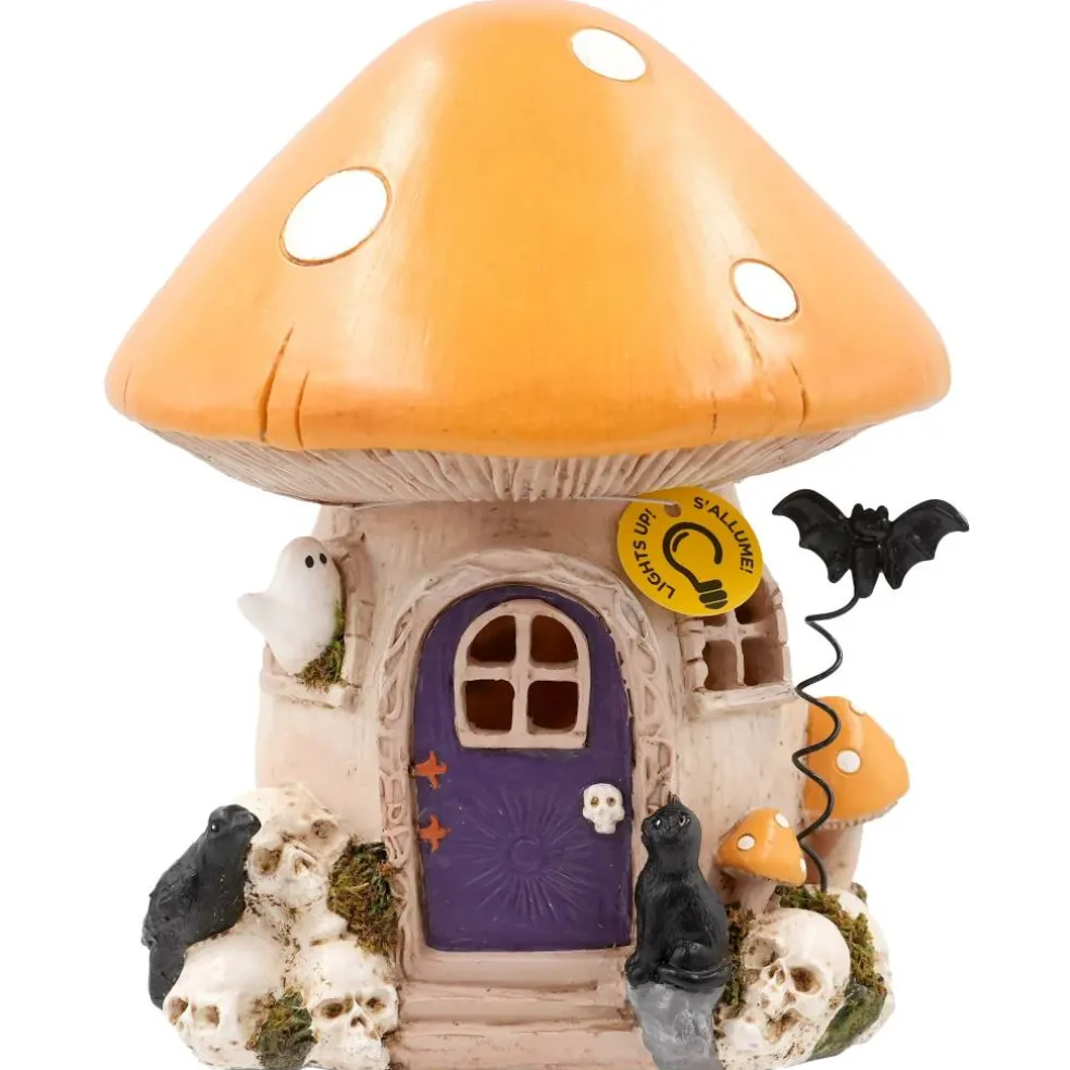 7.25" Mushroom House LED Mini Decoration by Ashland®