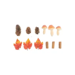 Mushroom, Pinecone, Cassia Bark & Maple Leaf Decorative Components by Ashland®