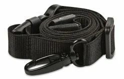MyID Lanyard, Solid Black, Nylon with Black Breakaway Clasp, 23" length