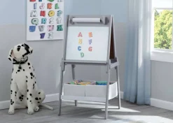 My Size Gray Double Sided Storage Easel