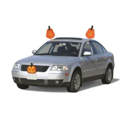 Mystic Pumpkins Decorating Halloween Car Kit - Universal Size - 19" - Orange and Yellow