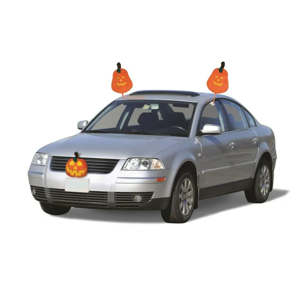 Mystic Pumpkins Decorating Halloween Car Kit - Universal Size - 19" - Orange and Yellow