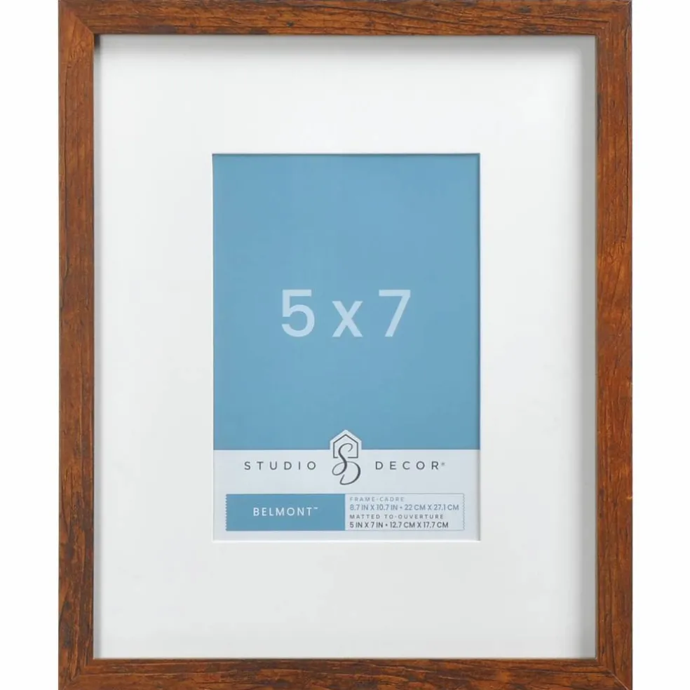 Narrow Belmont Frame with Mat by Studio Décor®