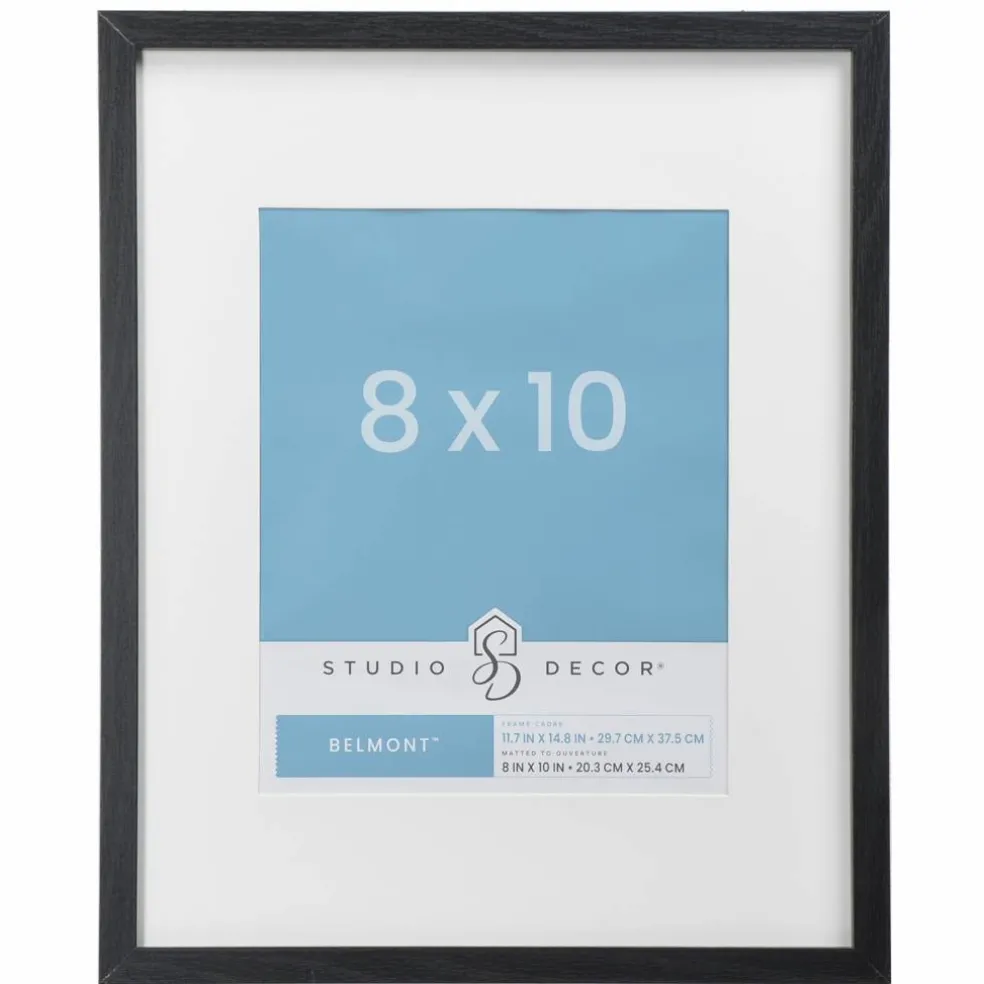 Narrow Belmont Frame with Mat by Studio Décor®