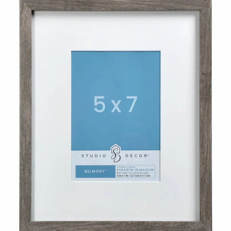 Narrow Belmont Frame with Mat by Studio Décor®