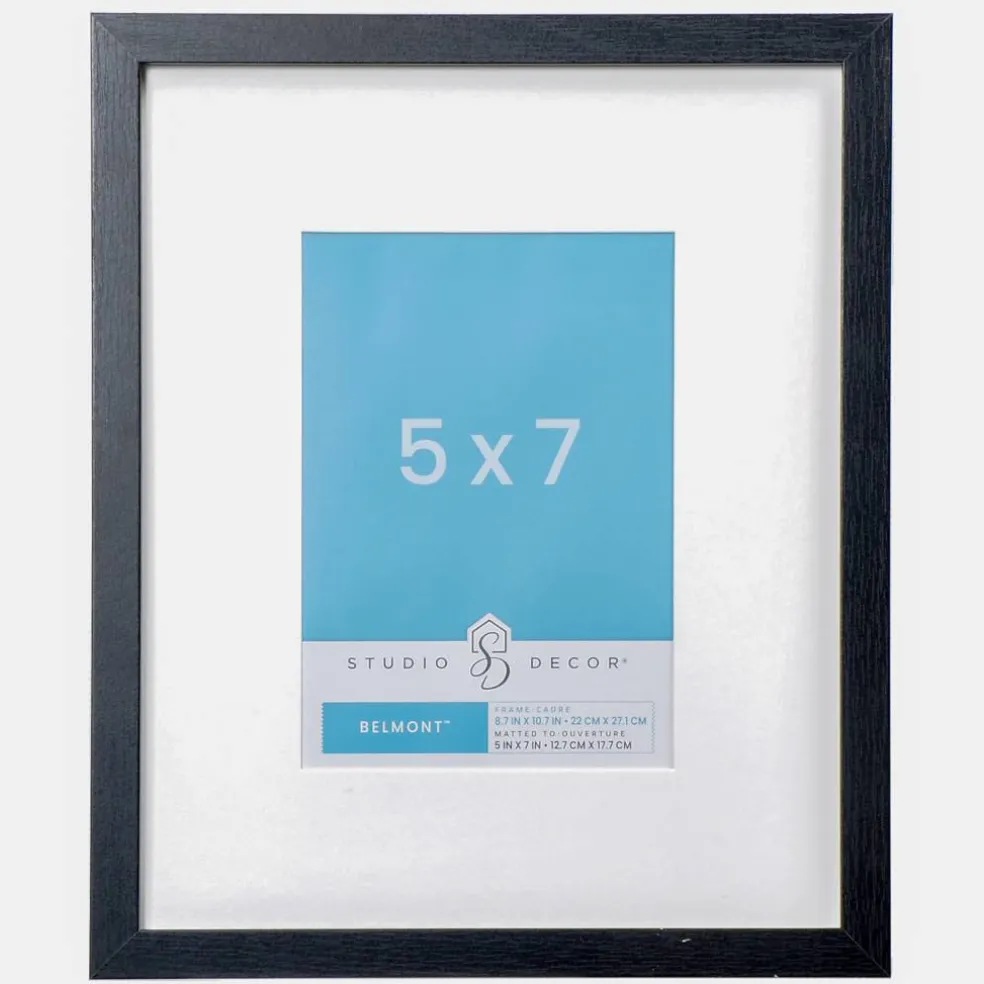 Narrow Belmont Frame with Mat by Studio Décor®