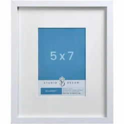 Narrow Belmont Frame with Mat by Studio Décor®